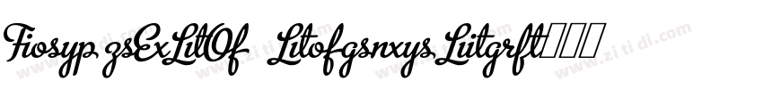 FSP DEMO   Modny Lig字体转换